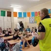 Spotkanie uczniów kl.0-III z pracownikami Straży Miejskiej